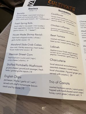 Menu photo 8 Cultivate Craft Kitchen Draper, UT Menu photo 8 Cultivate Craft Kitchen Draper, UT