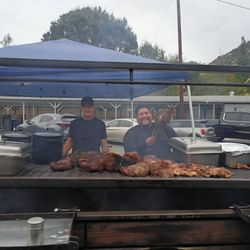 Santa Maria BBQ - Jim Rodrigues and his team getting things ready for the Hernandez wedding Oct 10, 2026
