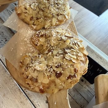 Nature Forward Socal Bistro - Almond croissant - French Near Me - San Diego, California