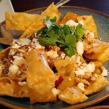 Sala Thai - Wonton Nachos with Thai Chicken & Feta Special - Thai Near Me - Phoenix, Arizona