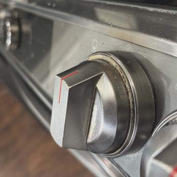 Video Repair Place - Knob showing scorch marks from flames coming out of the knob. - Appliances & Repair Near Me - Houston, Texas Video Repair Place - Knob showing scorch marks from flames coming out of the knob. - Appliances & Repair Near Me - Houston, Texas