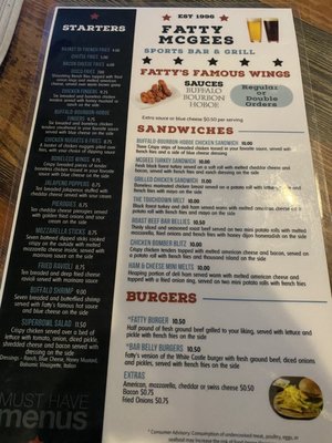 Menu photo 3 Fatty McGees East Islip, NY