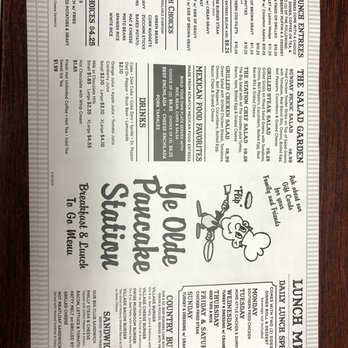 Ye Olde Pancake Station - Menu - Breakfast & Brunch Near Me - Amarillo, Texas Ye Olde Pancake Station - Menu - Breakfast & Brunch Near Me - Amarillo, Texas