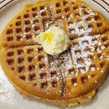 Uncle Bill's Pancake House - Golden Brown Waffle with butter and powder sugar. - Breakfast & Brunch Near Me - Stone Harbor, New Jersey Uncle Bill's Pancake House - Golden Brown Waffle with butter and powder sugar. - Breakfast & Brunch Near Me - Stone Harbor, New Jersey