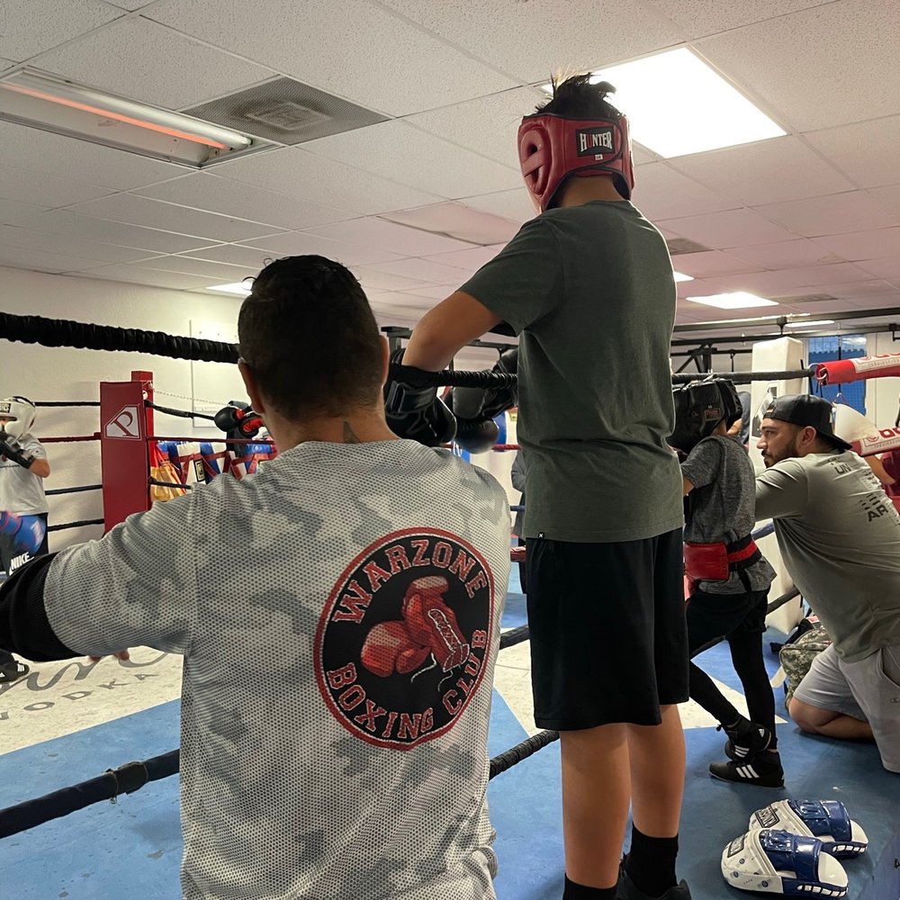 Warzone Boxing Club - Sparring after practice. - Boxing Near Me - Rialto, California Warzone Boxing Club - Sparring after practice. - Boxing Near Me - Rialto, California