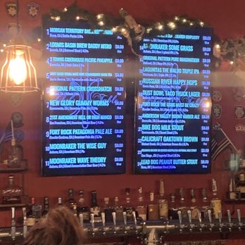 The Chef's Table - Beer menu on tap - New American Near Me - Rocklin, California