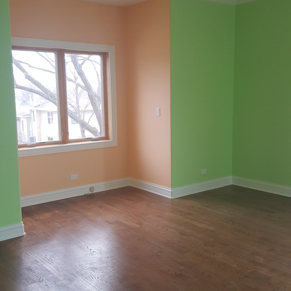 Painting Pro Team - Relaxing warm summer colors for our home office to keep us energized as we work. - Painters Near Me - Norridge, Illinois Painting Pro Team - Relaxing warm summer colors for our home office to keep us energized as we work. - Painters Near Me - Norridge, Illinois