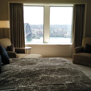 Shangri-La Hotel Sydney - Bedroom day shot. Was bigger than it looks. - Hotels Near Me - Sydney, NSW