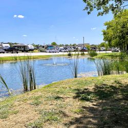 The Retreat at Shady Creek - Guests love fishing in our fully stocked pond!