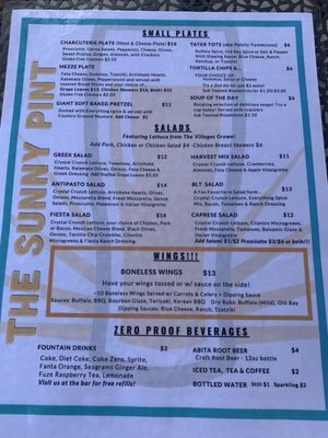 Menu photo 4 The Sunny Pint Wildwood, FL Menu photo 4 The Sunny Pint Wildwood, FL