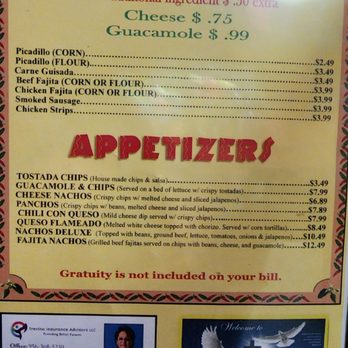 Las Vegas Restaurant - Menu as of 10.29.2022 - Mexican Near Me - Harlingen, Texas Las Vegas Restaurant - Menu as of 10.29.2022 - Mexican Near Me - Harlingen, Texas