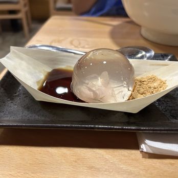 Kajiken - Dream of Sakura dessert - blooming cherry blossom inside the crystal ball - Ramen Near Me - Baltimore, Maryland