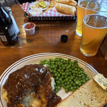 Nana's Irish Pub - Meatloaf w/blackstrap gravy over mashers! - American Near Me - Newport, Oregon Nana's Irish Pub - Meatloaf w/blackstrap gravy over mashers! - American Near Me - Newport, Oregon