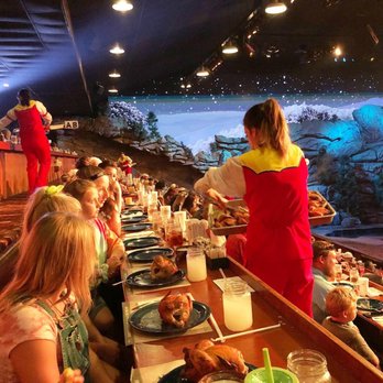 Dolly Parton's Stampede - Being served a multi course tasty dinner in a large arena while watching live entertainment was awesome! Don't forget to tip your waiter! - Performing Arts Near Me - Pigeon Forge, Tennessee Dolly Parton's Stampede - Being served a multi course tasty dinner in a large arena while watching live entertainment was awesome! Don't forget to tip your waiter! - Performing Arts Near Me - Pigeon Forge, Tennessee