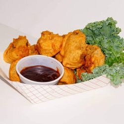 Good Life Food Truck - Crispy Shrooms served with Bbq Sauce