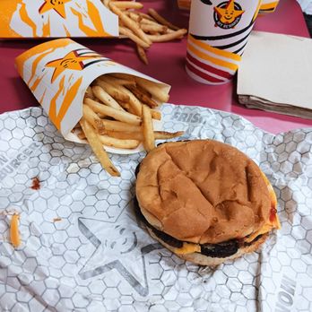 Hardee's - Famous star burger with cheese combo. - Fast Food Near Me - Clinton, South Carolina
