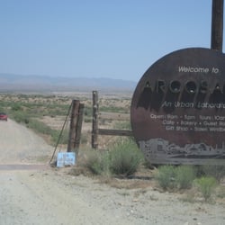 Arcosanti - Entrance from the dirt road