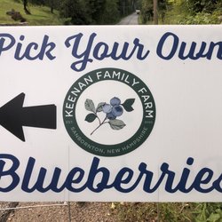 Keenan Family Farm - Street sign