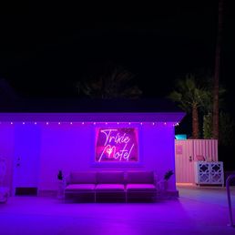 Trixie Motel and pink neon Trixie Motel and pink neon