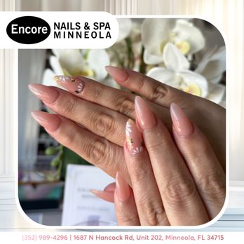 Encore Nails - New season, new nails!  Spring-inspired designs bring soft colors, intricate details, and blooming florals to your fingertips. - Nail Technicians Near Me - Minneola, Florida