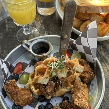 Kitchen Story - Korean FC & Waffles Breakfast  Sailor's Scramble - Breakfast & Brunch Near Me - Oakland, California
