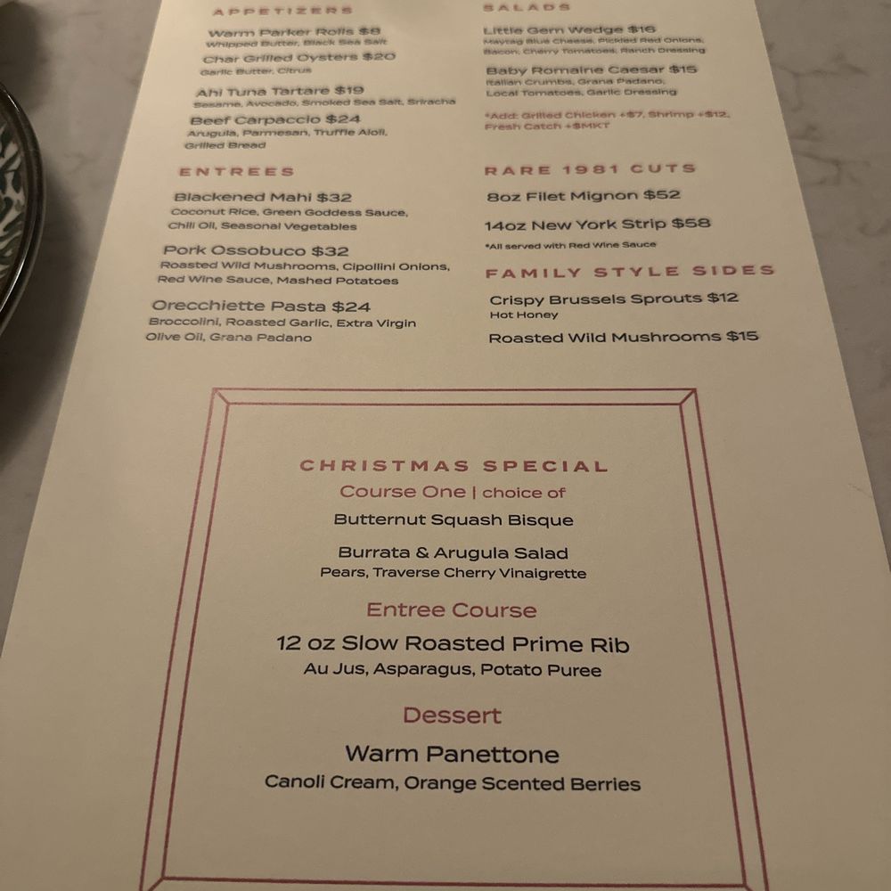 Menu Menu