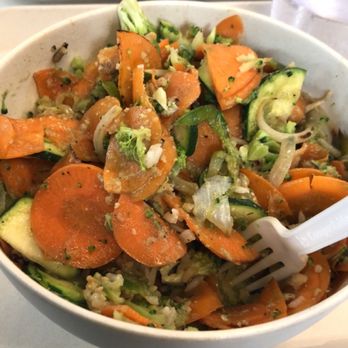 Brightwok Kitchen - a bowl of vegetables on a table - Asian Fusion Near Me - Chicago, Illinois Brightwok Kitchen - a bowl of vegetables on a table - Asian Fusion Near Me - Chicago, Illinois