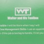 Walter and His Toolbox