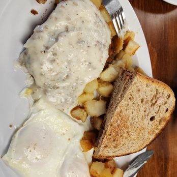Verna's Flight Line Restaurant - Country fried steak special. - American Near Me - Millville, New Jersey Verna's Flight Line Restaurant - Country fried steak special. - American Near Me - Millville, New Jersey