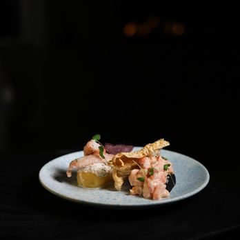 Delgado & Co - Ora king Salmon and Snow Crab Causa - Personal Chefs Near Me Delgado & Co - Ora king Salmon and Snow Crab Causa - Personal Chefs Near Me
