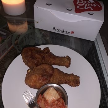 Bonchon San Jose - Blossom Hill Rd - Drumsticks with side of Kimchi (the drumsticks lacked sauce) - Chicken Wings Near Me - San Jose, California Bonchon San Jose - Blossom Hill Rd - Drumsticks with side of Kimchi (the drumsticks lacked sauce) - Chicken Wings Near Me - San Jose, California