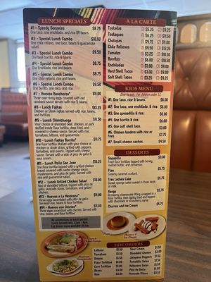 Menu photo 1 Cazadores Mexican Restaurant Marietta, GA Menu photo 1 Cazadores Mexican Restaurant Marietta, GA