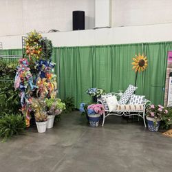 Blue Ribbon Show Services - Trade Show, Conventions, Expos. Explore the versatility of pipe and drape setups for your next event! Give us a call today, 910-738-9120