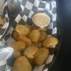 The Rock Sports Bar and Grill - Fried pickles
