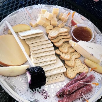 Baiting Hollow Farm Vineyard - Cheese plate - Wineries Near Me - Calverton, New York