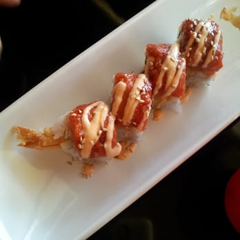 Sushi Spot - Tempira roll with spicy tuna - Japanese Near Me - Aiea, Hawaii Sushi Spot - Tempira roll with spicy tuna - Japanese Near Me - Aiea, Hawaii