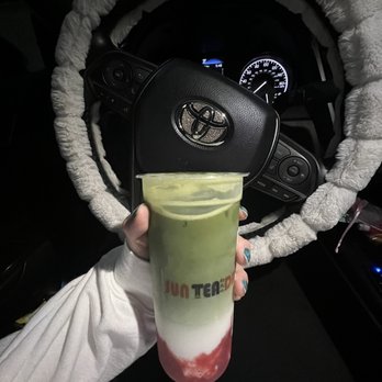 Sun Tea Day - Strawberry Matcha - Bubble Tea Near Me - Arcadia, California Sun Tea Day - Strawberry Matcha - Bubble Tea Near Me - Arcadia, California