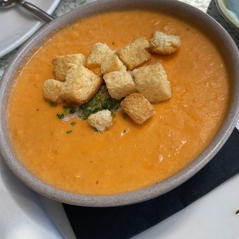C Level - Bowl of Lobster bisque - New American Near Me - San Diego, California