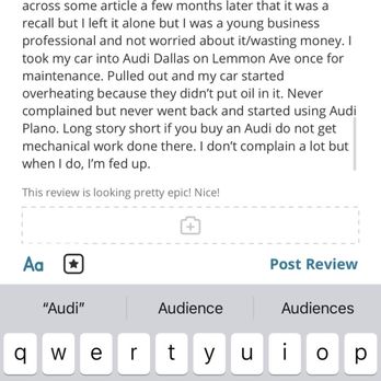 Audi Plano - Lengthy review - Car Dealers Near Me - Plano, Texas Audi Plano - Lengthy review - Car Dealers Near Me - Plano, Texas