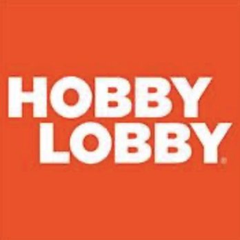Hobby Lobby - Logo - The image displays the "HOBBY LOBBY" logo, with the words "HOBBY" and "LOBBY" in large, bold white font. The background is a solid orange color, emphasizing the brand name. This logo is associated with a retail store specializing in arts, crafts, and hobby supplies. - Home Decor Near Me - Layton, Utah