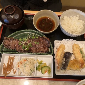 Inaba Restaurant - Beef Steak Ponzu Combo Plate - Japanese Near Me - Torrance, California Inaba Restaurant - Beef Steak Ponzu Combo Plate - Japanese Near Me - Torrance, California