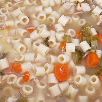 Modern Grill - a bowl of soup with noodles and carrots - American Near Me - Chicago, Illinois Modern Grill - a bowl of soup with noodles and carrots - American Near Me - Chicago, Illinois
