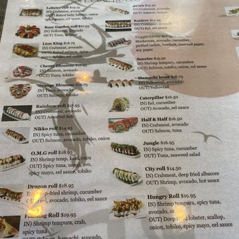 Nikko Sushi - Menu - Sushi Bars Near Me - Berkeley, California