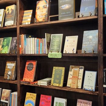F Mondays Coffee - a bookshelf full of books - Coffee & Tea Near Me - Toronto, Ontario F Mondays Coffee - a bookshelf full of books - Coffee & Tea Near Me - Toronto, Ontario