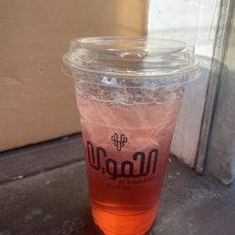 Watermelon cucumber mint refresher with water only
