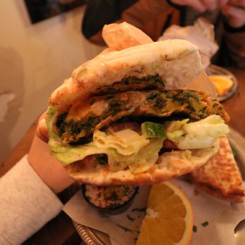Mellow Yellow - green omelette sandwich. - Coffee & Tea Near Me - New York, New York Mellow Yellow - green omelette sandwich. - Coffee & Tea Near Me - New York, New York