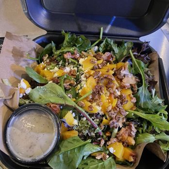 Old Country Place - Smoked Peach Salad. - Barbeque Near Me - Canton, Georgia Old Country Place - Smoked Peach Salad. - Barbeque Near Me - Canton, Georgia