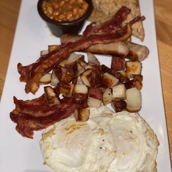 Harvest Food & Drink - a plate of breakfast foods - Coffee & Tea Near Me - Jasper, Alberta