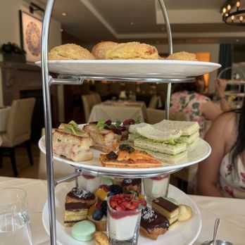 Bistro du Midi - Afternoon tea tower - French Near Me - Boston, Massachusetts Bistro du Midi - Afternoon tea tower - French Near Me - Boston, Massachusetts