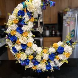 Blessed Floral Design - Moon  Ramadan